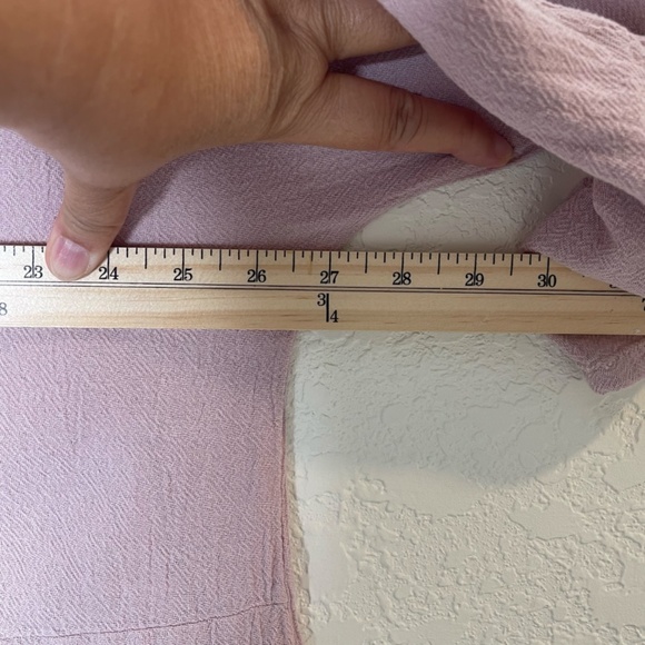 OH MY GAUZE! Long Sleeve Tunic Top Boho Lagenlook One Size Pink Cotton Gauzy - Picture 10 of 11